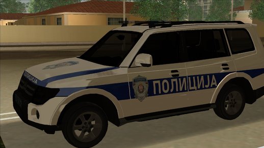 Mitsubishi Pajero Serbian Police