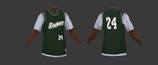T-Shirt with Basketball Jersey