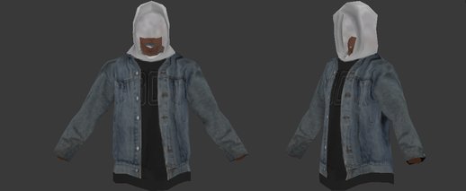 Hooded Denim Jacket