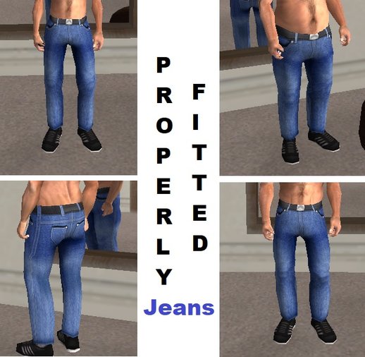 Properly Fitted Jeans
