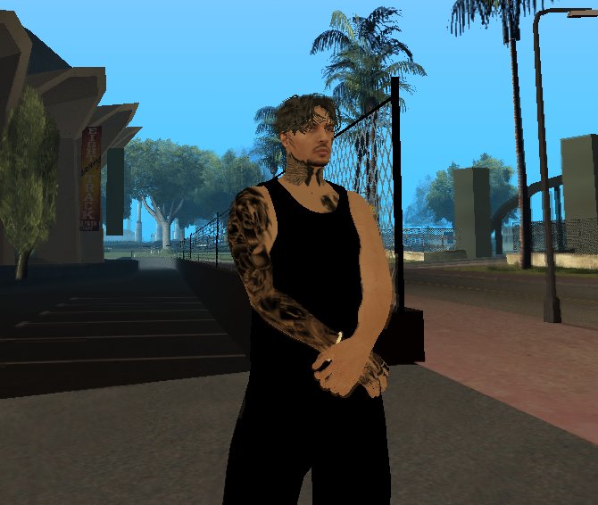 GTA San Andreas Black Skin Mod - GTAinside.com