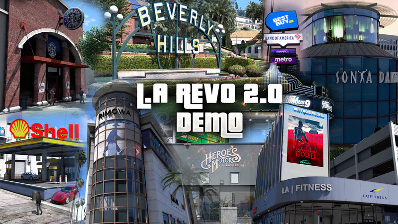 REAL LOS ANGELES STORY MODE - GTA 5 MODS