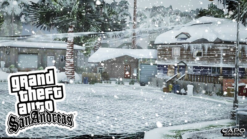 GTA 5 PC: new mod adds snow to GTA Online