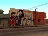 Mural de Yashahime Princesa Meio-Youkai