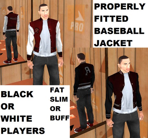Properly Fitted Baseball Jacket