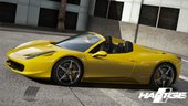 2010 Ferrari 458 Spider [Add-On | Animated Roof]