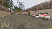 Motorcycle Parking At The Beginning Of The Game