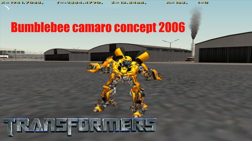 Transformers Bumblebee Camaro Concept 2006 first movie 