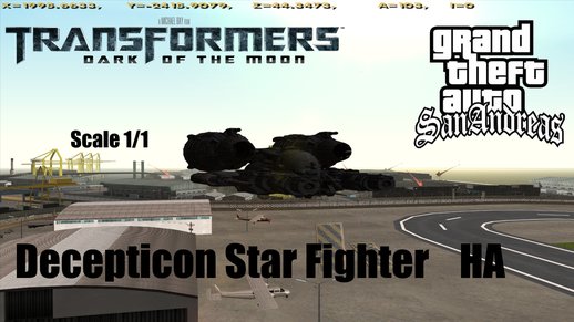 Transformers Dotm (HA) Decepticon Star Fighter MK02