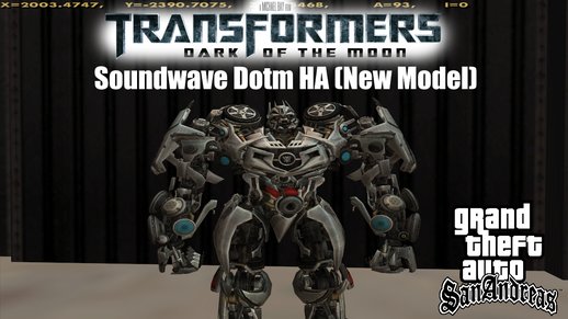Transformers Soundwave Dotm Ha (Nuevo Modelo)