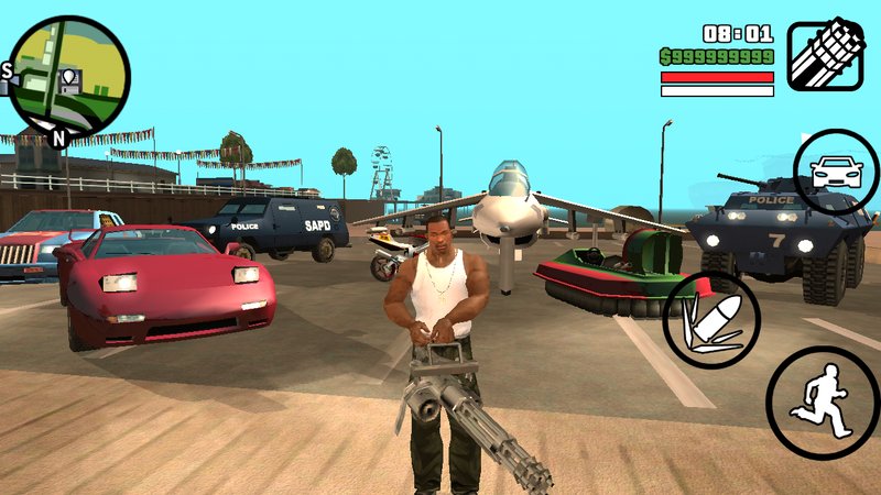 GTA San Andreas 87.17% Savegame+Mission:End of the line for Mobile Mod 