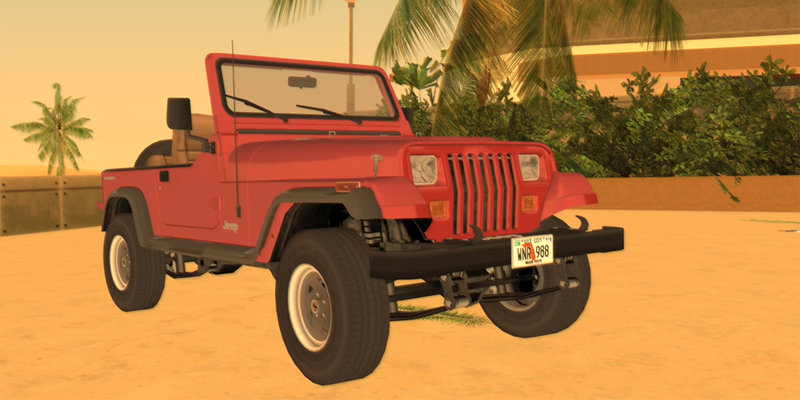 GTA 3 Jeep Wrangler '88 Mod 