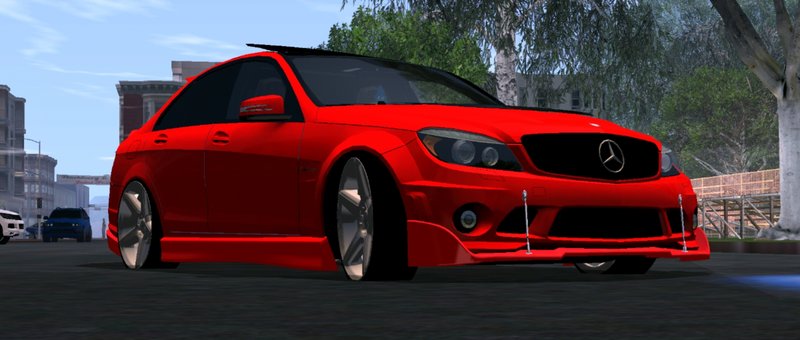 GTA San Andreas Mercedes Benz C63 W204 Tuning Mod 