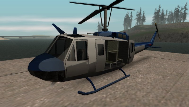 GTA San Andreas Helicóptero Esquilo Modelo H350 BA v1 Mod 