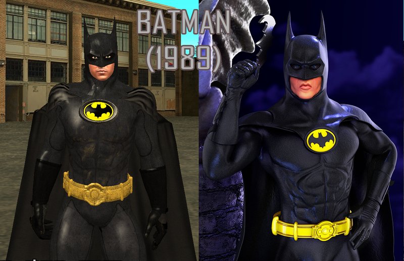 GTA San Andreas Batman 90s Trilogy Skin Pack Mod 