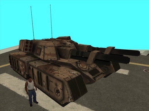 X-66 Mammoth Tank (with Desert camouflage) from Renegade X