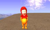 Ronald The Pooh Skin Headswap Mod