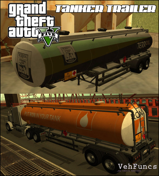 GTA V Brute Tanker Trailer