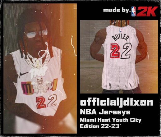 Miami Heat Youth City Edition Jersey 22-23
