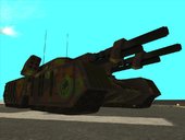 X-66 Mammoth Tank (with Forest B camouflage) from Renegade X