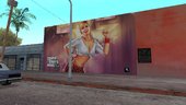 GTA V Girl Mural