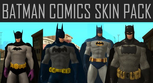 Batman Comics Skin Pack