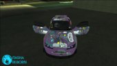 Nissan Silvia S15 Itasha Hatsune Miku of Project Sekai Rocket Bunny '02