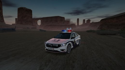 2021 Volkswagen Jetta Chinese police car