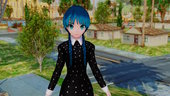 Hatsune Miku Wednesday Addams Cosplay