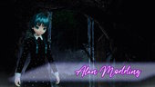 Hatsune Miku Wednesday Addams Cosplay