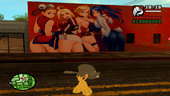 Mural The King of Fighters Beautiful Girls
