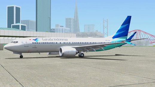 Garuda Indonesia Boeing 737 MAX 8 With Detailed Interior & Cockpit