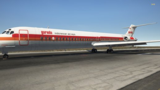 GTA V Livery Garuda Indonesia Retro DC-9-32