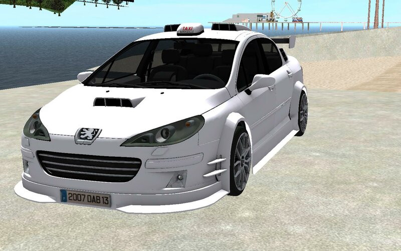  GTA San Andreas Peugeot Taxi Marsella Mod