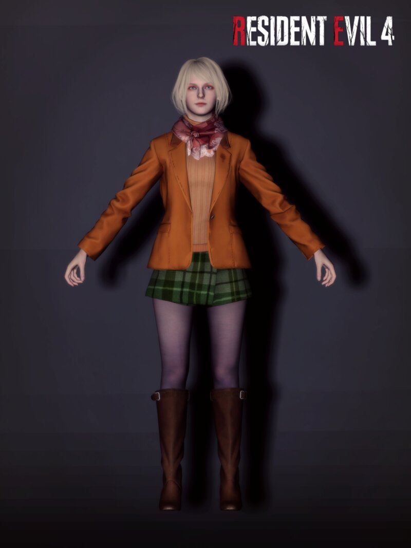 GTA San Andreas Resident Evil 4 Remake Ashley Graham Mod 