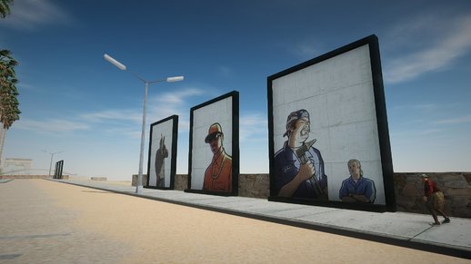 GTA Artwork in LS East Beach