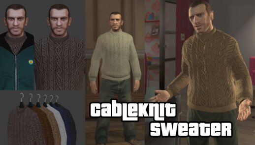 Cableknit Sweater For Niko