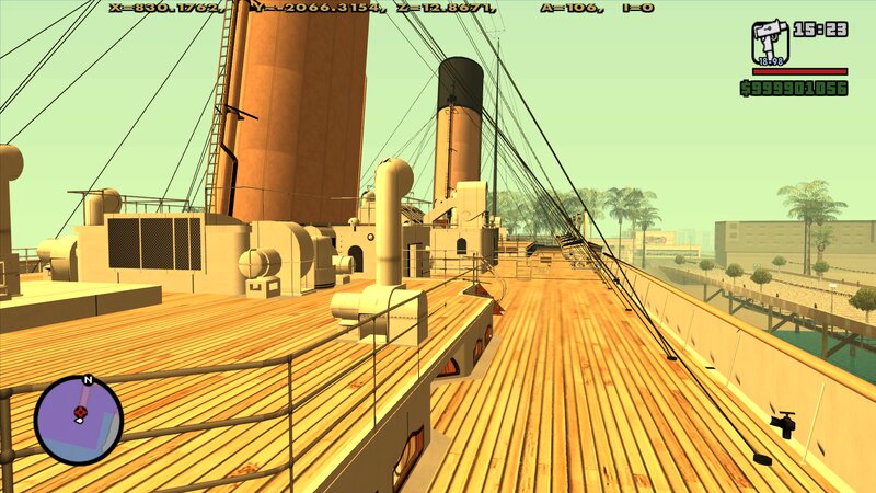 RMS Titanic para GTA San Andreas