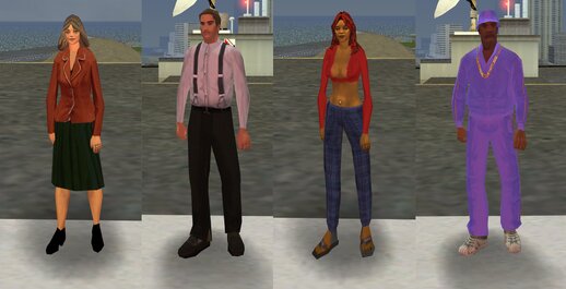 Edited Vice City Peds Version 6