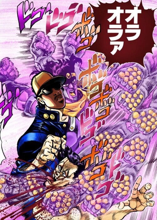 Scream JoJo Ora Ora Ora