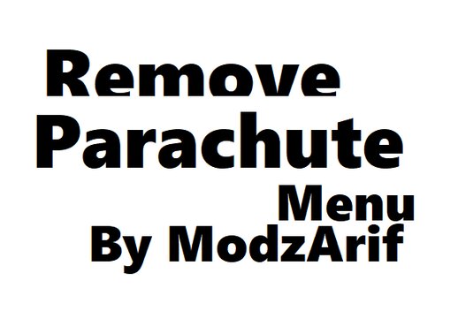 Permanent Remove Parachute Meun