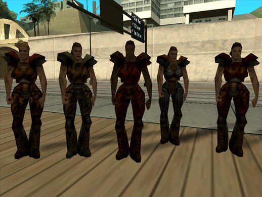 All Female Marines from Quake 2