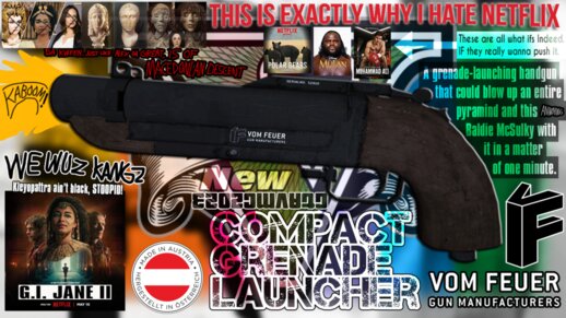 GTA V Vom Feuer Compact Grenade Launcher [New GTAinside.com Release]