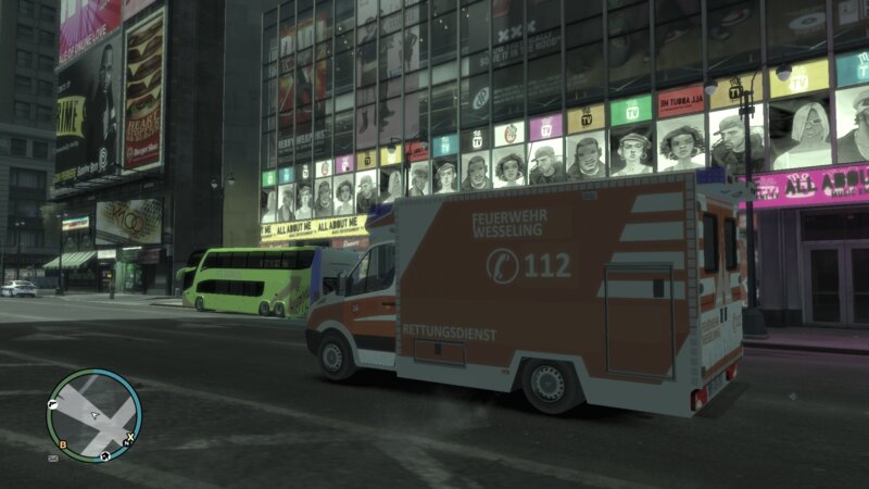 GTA 4 Feuerwehr Wesseling Krankenwagen (Ambulance) Mod 