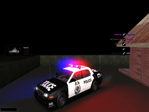 NFSMW Police Pack Style GTA SA (SAPD)