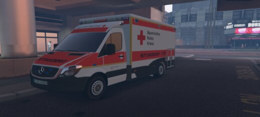 Mercedes-Benz Sprinter Facelift RTW DRK Bayern ELS (Paintjob)