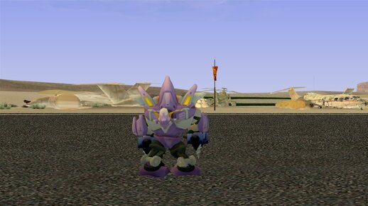 Skin Malphite Mecha Morado de League of Legends