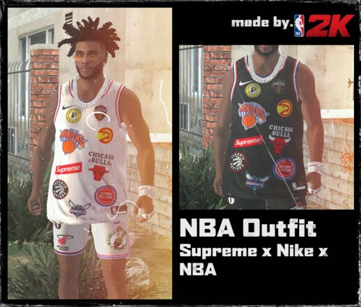 Supreme X Nike X NBA outfit
