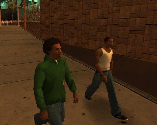 Default Cutscene and Ped CJ Model