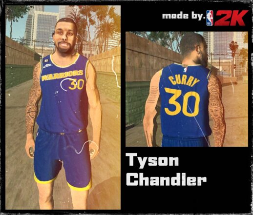 Tyson Chandler face and body texture